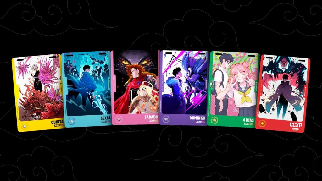 Crunchyroll invade a CCXP25 com credenciais épicas inspiradas em animes de sucesso