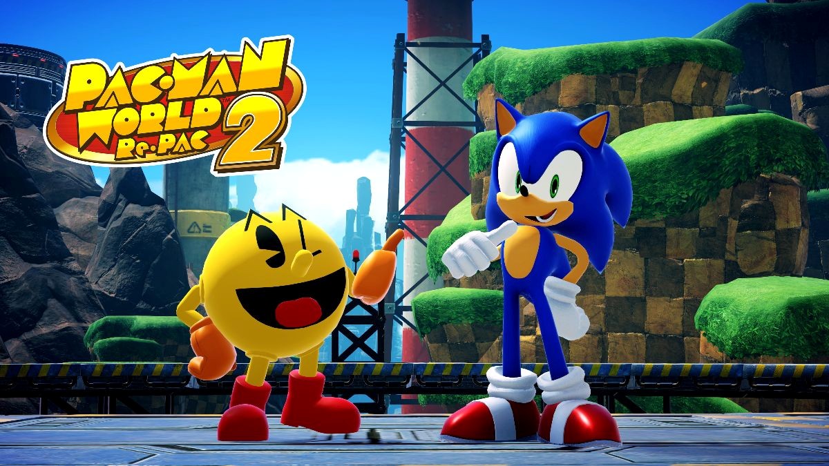PAC-MAN WORLD 2 Re-PAC terá DLC com Sonic e fase inspirada em Green Hill Zone