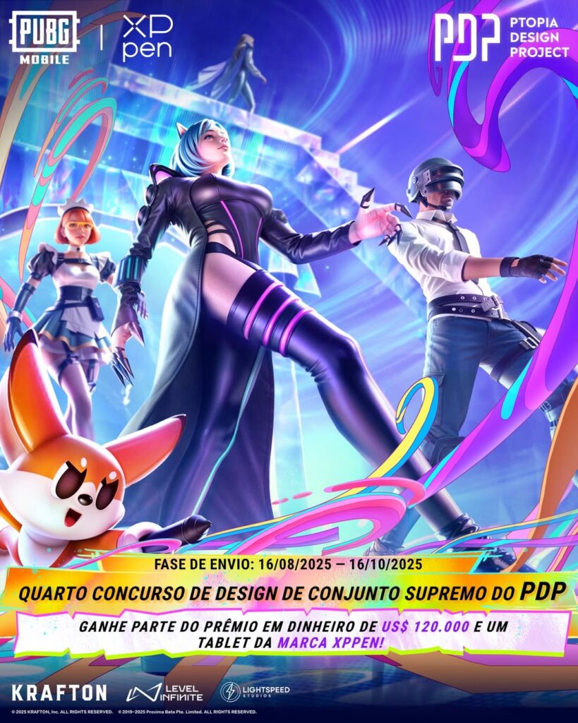 PUBG MOBILE: Concurso de Design com Premiação de US$ 120 mil