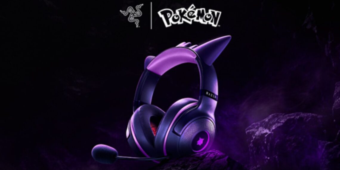 Gengar invade seu setup gamer: Razer lança headset Kraken Kitty V2 em edição especial Pokémon