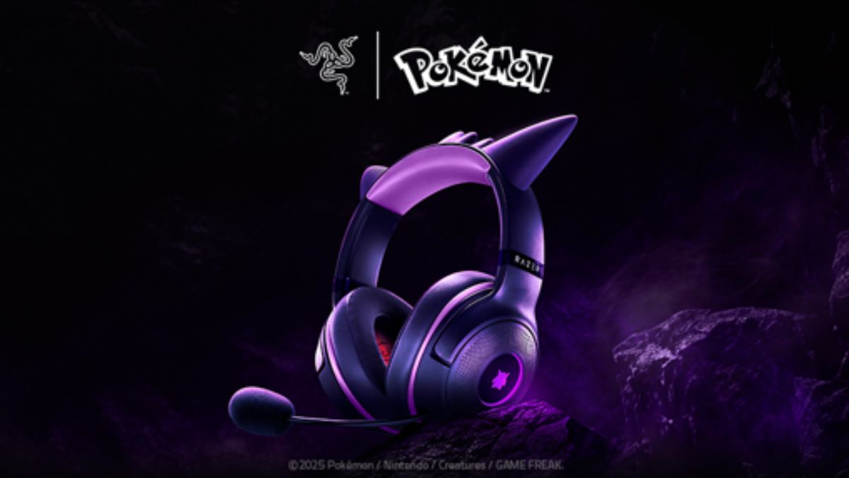 Gengar invade seu setup gamer: Razer lança headset Kraken Kitty V2 em edição especial Pokémon