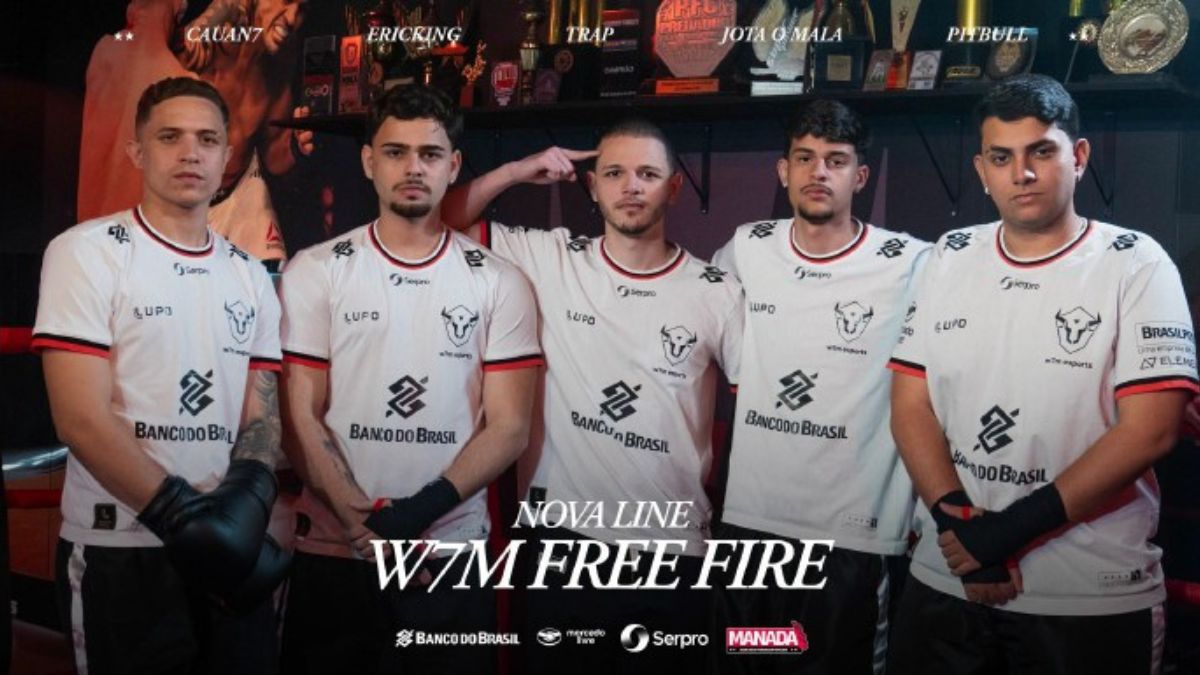 W7M Esports reforça equipe de Free Fire com estrelas do cenário para o segundo split da FFWS Brasil