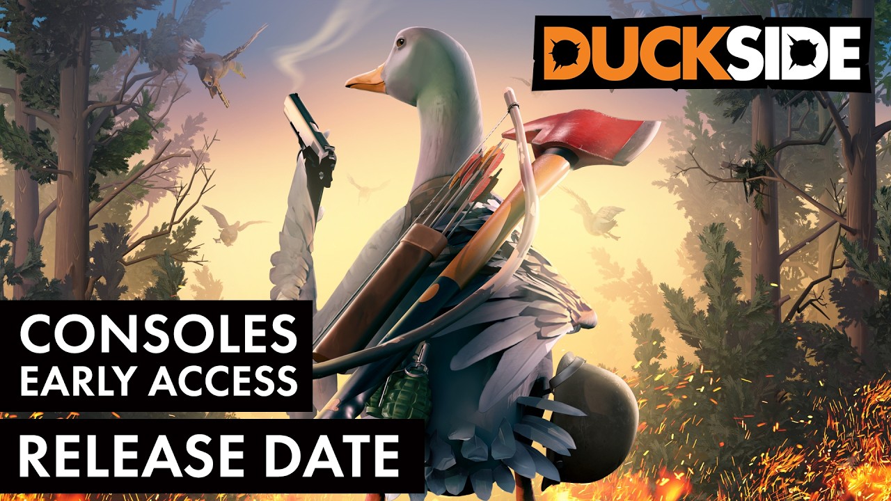Duckside chega em acesso antecipado ao PS5 e Xbox Series X|S em 3 de setembro com crossplay e muito caos emplumado