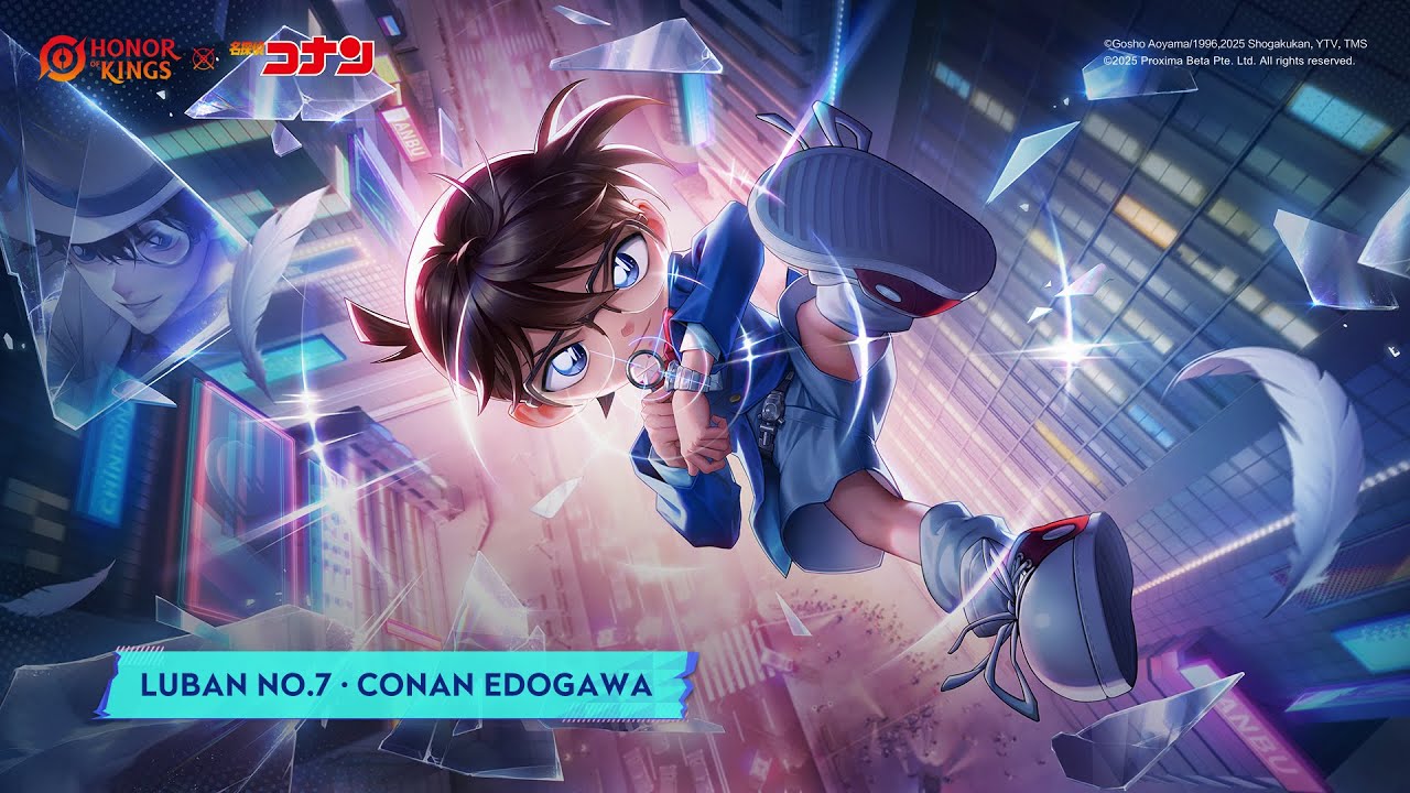 Honor of Kings anuncia colaboração com Detective Conan!