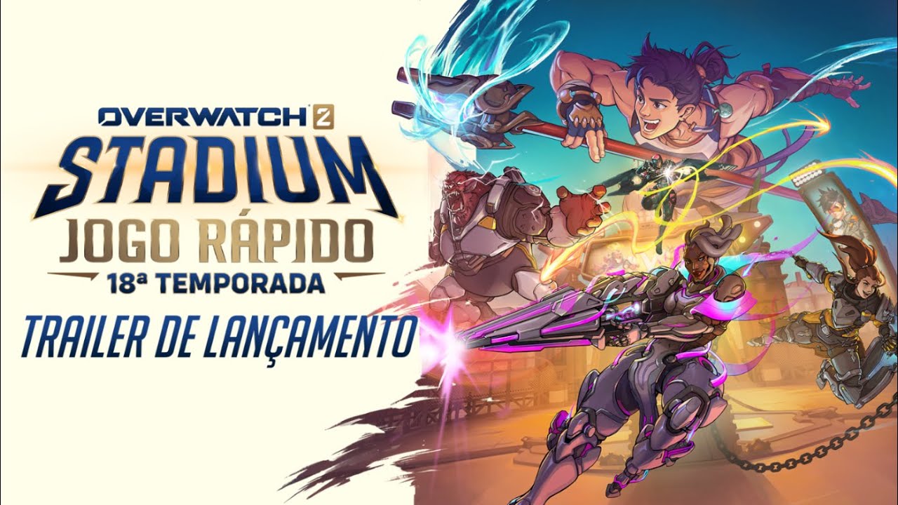 Overwatch 2: Temporada 18 revoluciona o Estádio com novo herói, skins míticas e PvP repaginado