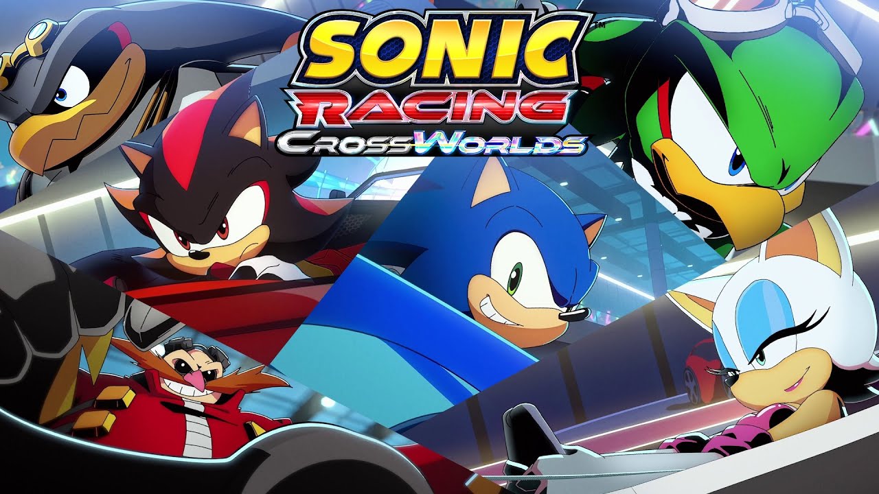 Sonic Racing CrossWorlds acelera com animação completa e crossovers épicos