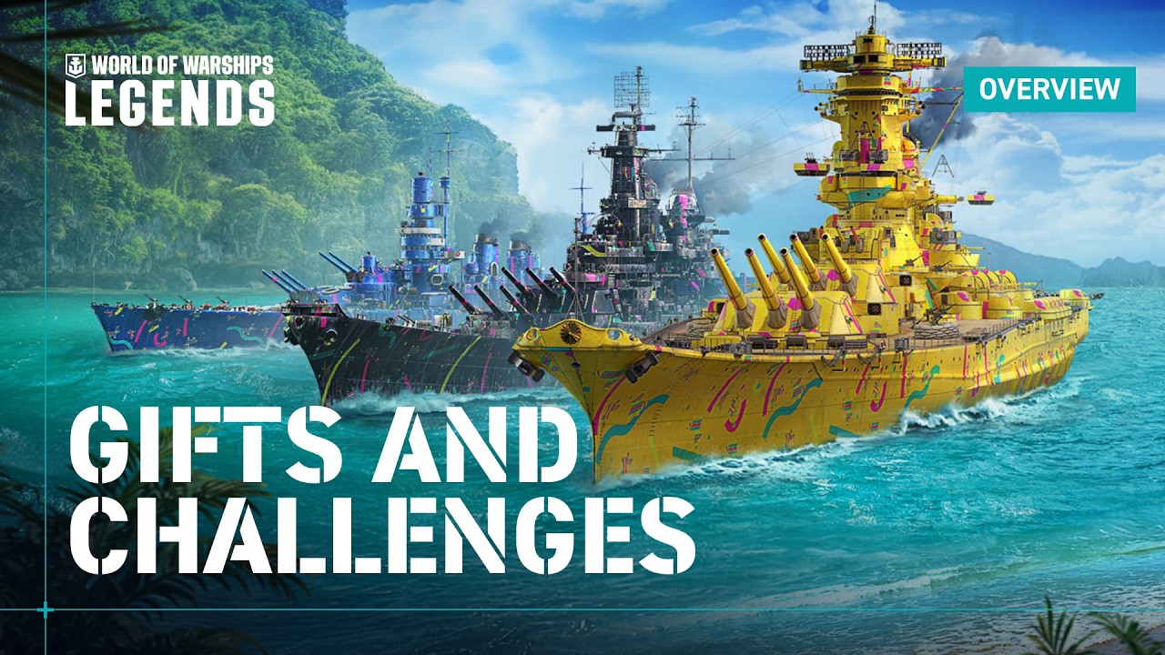 World of Warships: Legends celebra 6 anos com campanha gratuita, navios inéditos e crossover com Blue Archive