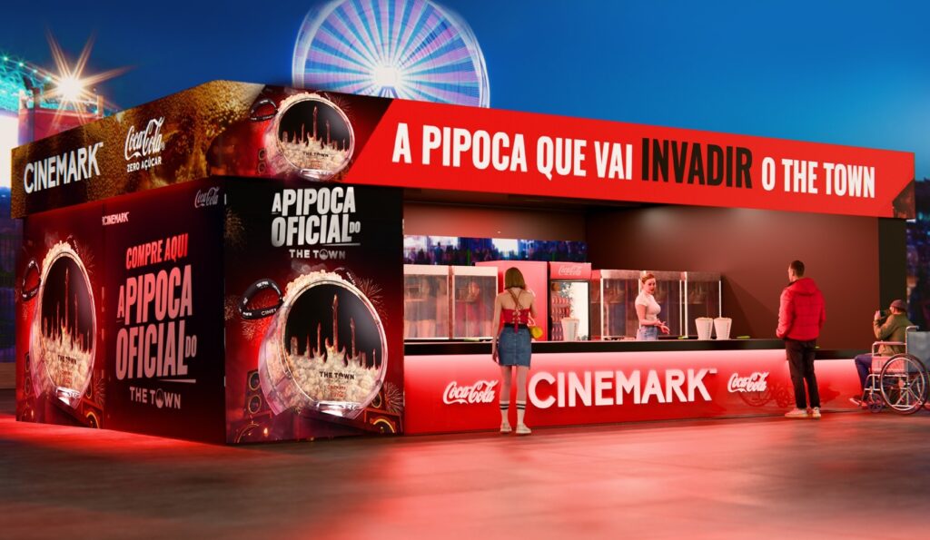 Cinemark leva Tron e Anaconda ao The Town 2025 com estandes imersivos e balde colecionável iluminado