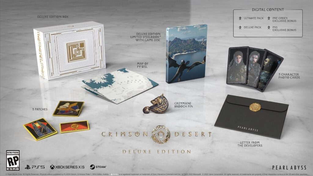 Crimson Desert será lançado em 19 de março de 2026 com edições físicas e diorama exclusivo