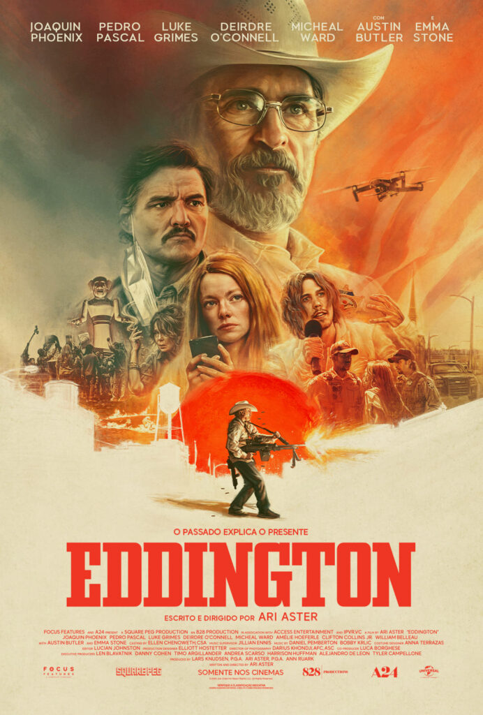 Eddington: Ari Aster reúne Joaquin Phoenix, Pedro Pascal e Emma Stone em comédia dramática explosiva