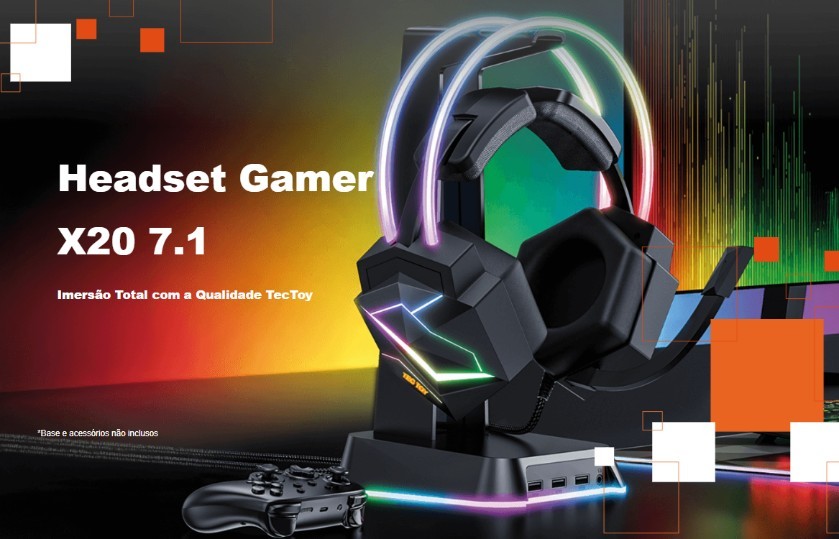 Tec Toy entra no jogo do áudio gamer com microfone de mesa e headset 7.1 surround