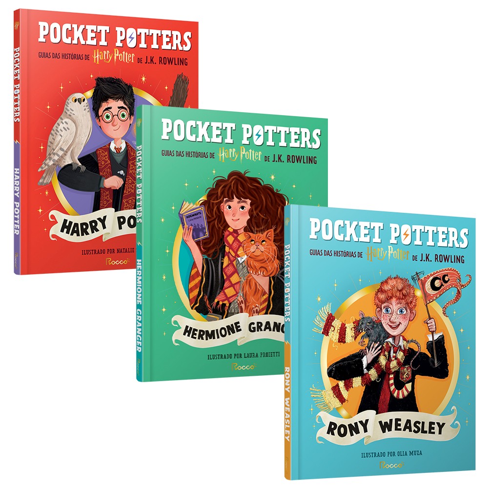 Pocket Potters: Guias Ilustrados Trazem Magia de Hogwarts para Crianças Brasileiras