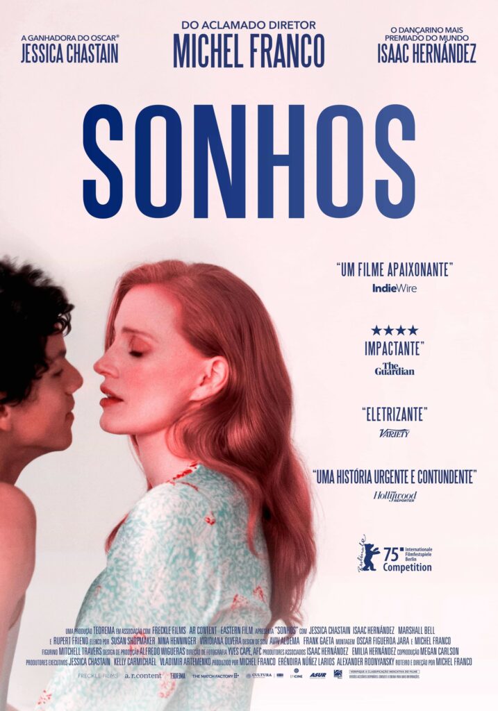 Jessica Chastain vive romance polêmico em “Sonhos”, novo filme de Michel Franco