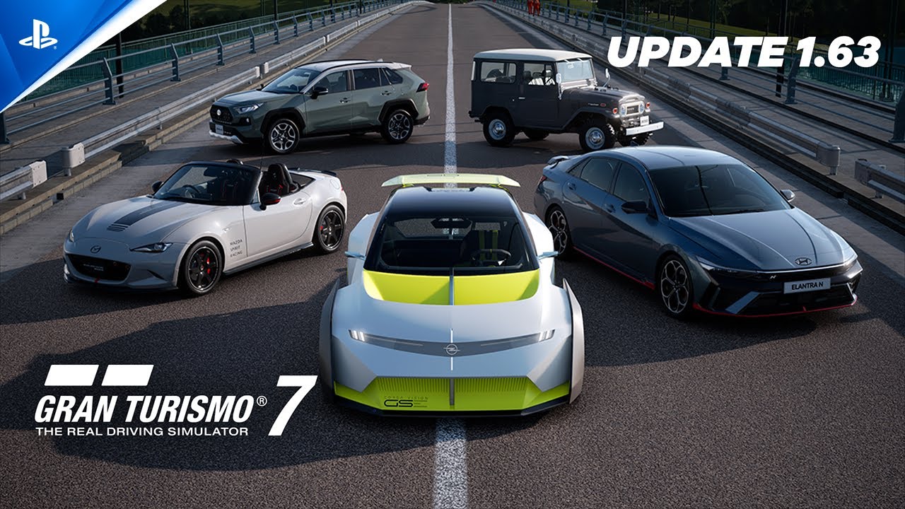 Gran Turismo 7 acelera com a atualização 1.63: Novos carros, eventos e paisagens deslumbrantes!