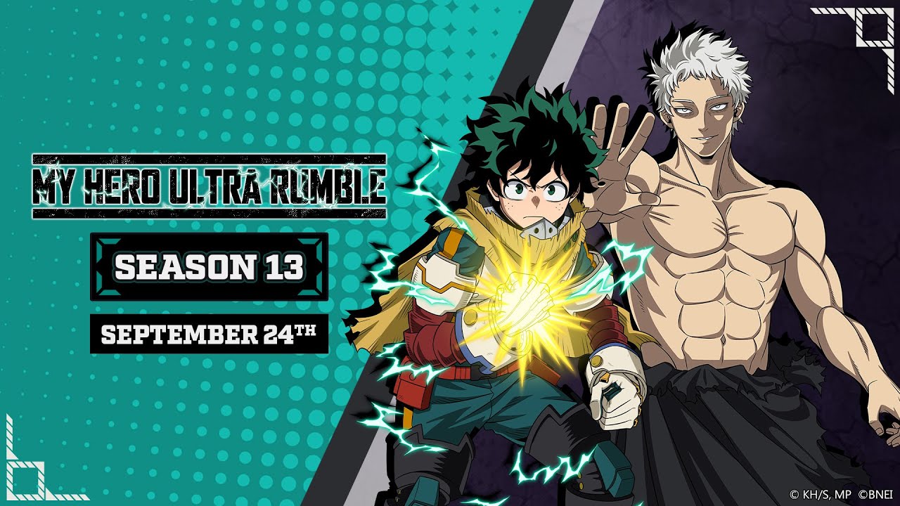 MY HERO ULTRA RUMBLE: Temporada 13 Inicia com Izuku Midoriya e Novos Conteúdos