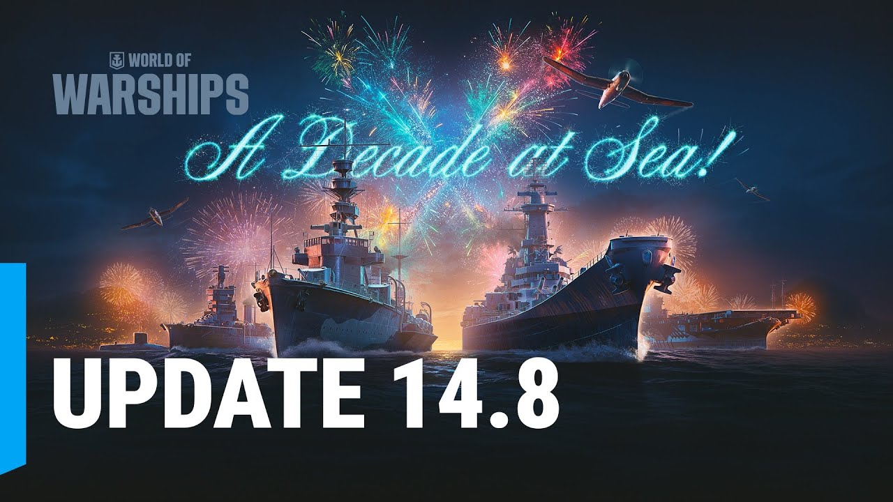 World of Warships celebra 10 anos com atualização épica e modo nostálgico ‘Recordar é Viver’