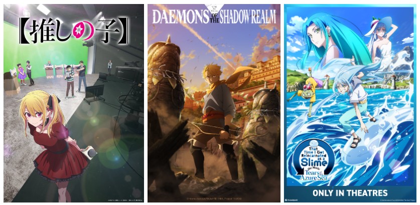 Crunchyroll revela temporada 3 de OSHI NO KO, estreia de Daemons of the Shadow Realm e novo filme de Slime na NYCC 2025