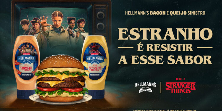 Hellmann’s e Stranger Things se unem novamente com sabores sinistros para a 5ª temporada