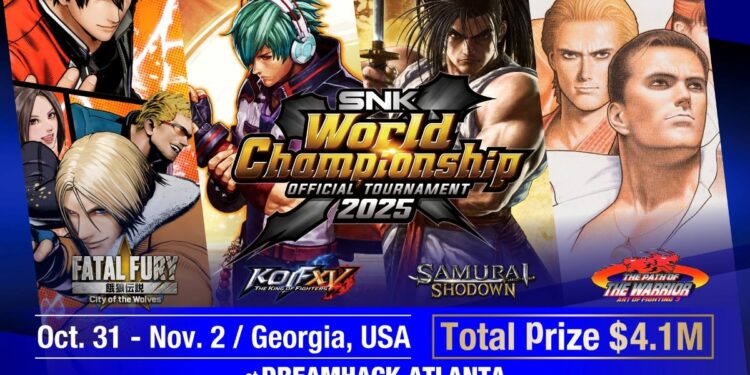 SNK World Championship 2025 revela premiação milionária e demo inédita com Chun-Li!