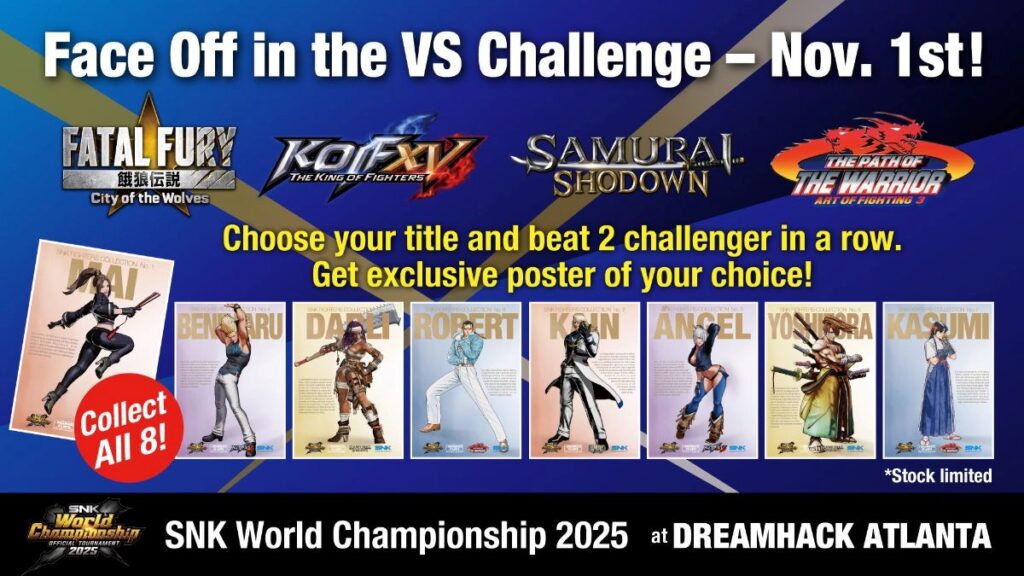 SNK World Championship 2025 revela premiação milionária e demo inédita com Chun-Li!
