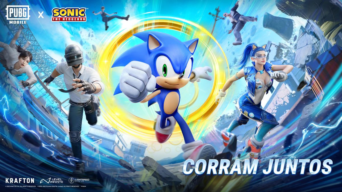 PUBG MOBILE anuncia collab com Sonic The Hedgehog!