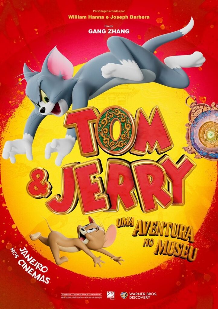 Tom & Jerry: Uma Aventura no Museu estreia nos cinemas em 2026