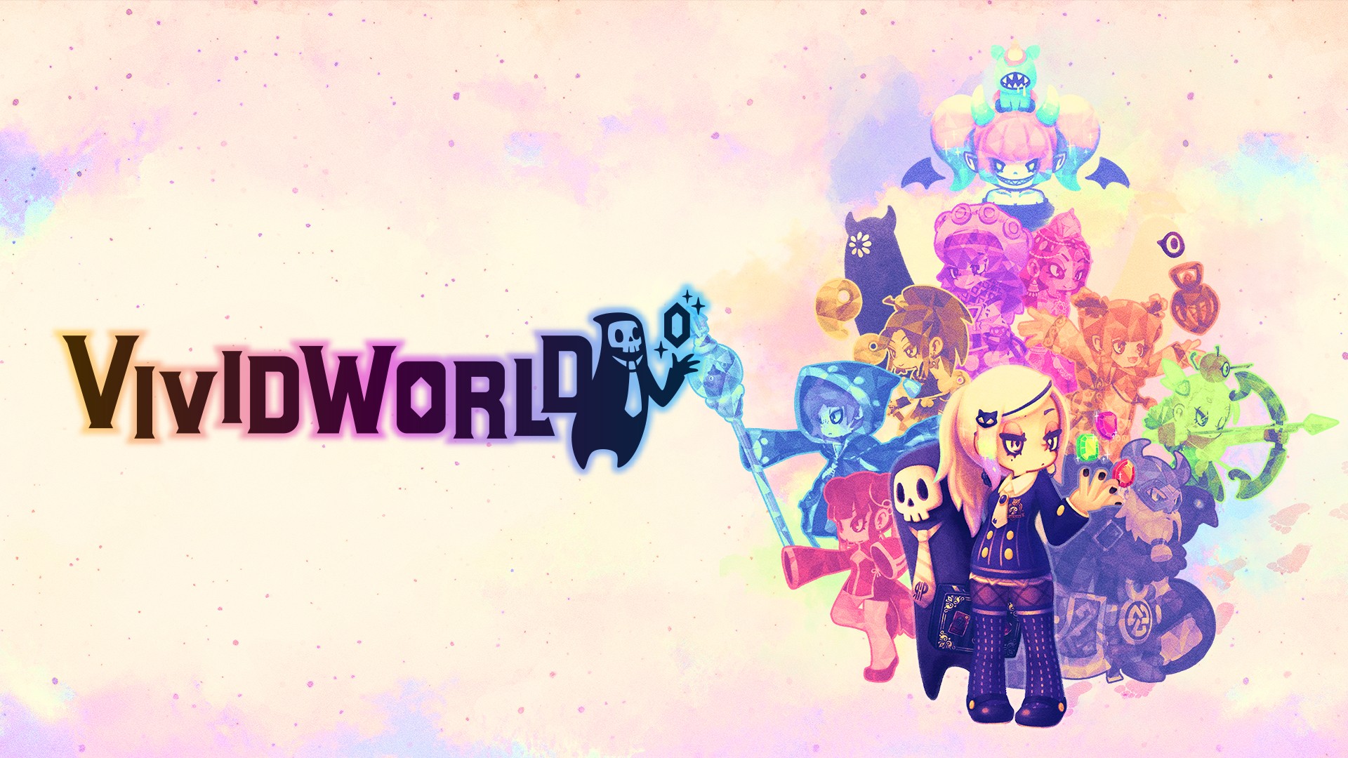 Vivid World chega ao Steam em 5 de novembro com batalhas automáticas e heróis em forma de joias!