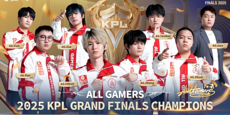 Chengdu All Gamers conquista a KPL 2025 e agora mira o título mundial no KIC