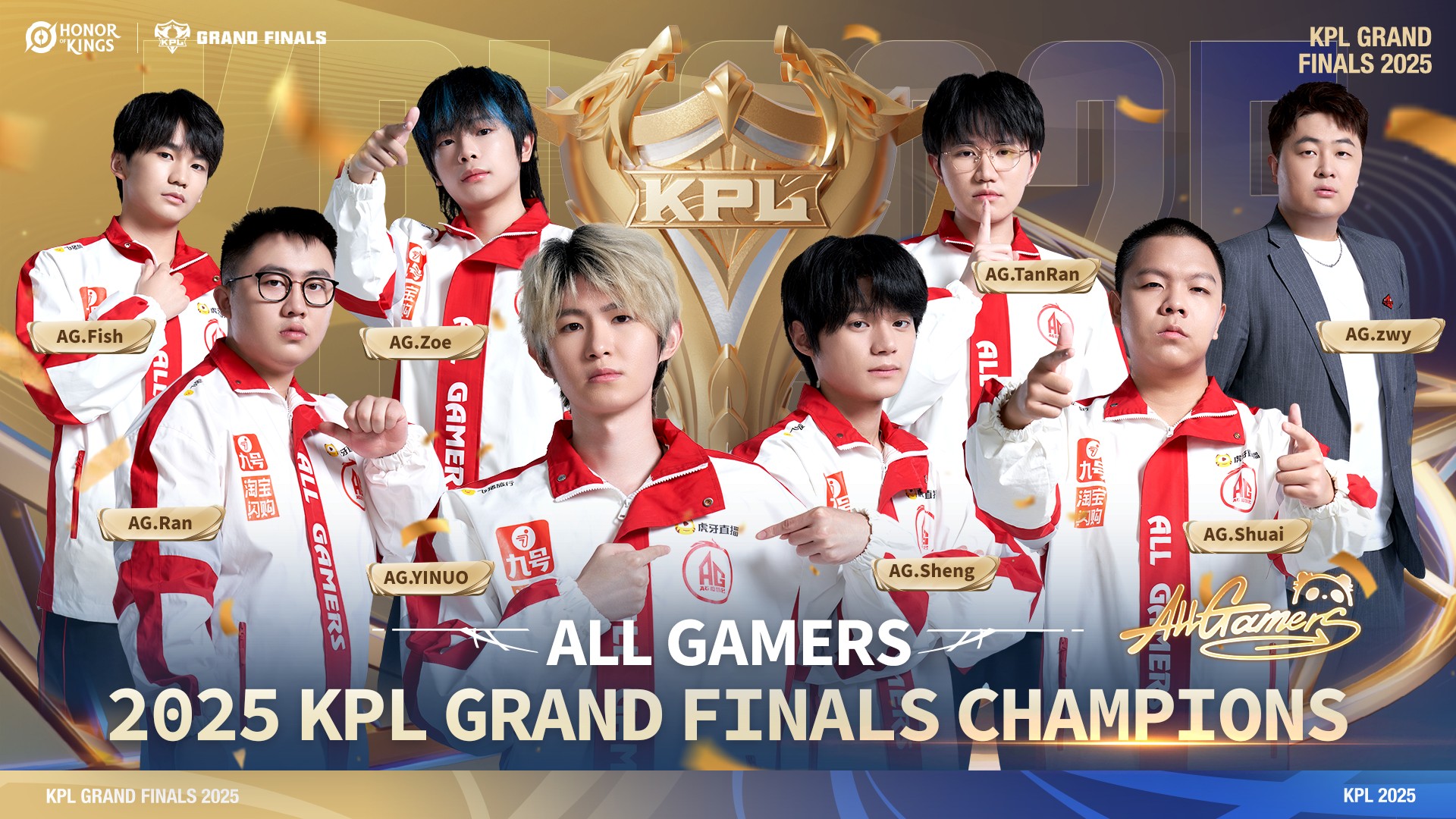Chengdu All Gamers conquista a KPL 2025 e agora mira o título mundial no KIC
