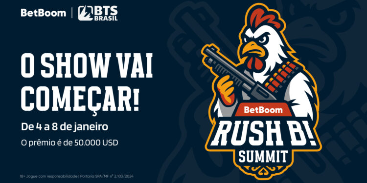 BTSBrasilTV lança BetBoom RUSH B! Summit: torneio de CS2 com LAN em São Paulo e prêmio de US$ 50 mil