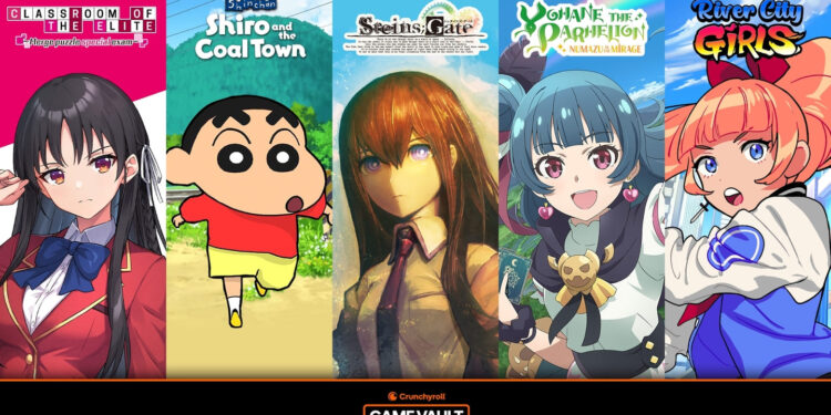 Crunchyroll Game Vault comemora 2 anos com novos títulos e mais de 500 horas de gameplay para fãs de anime