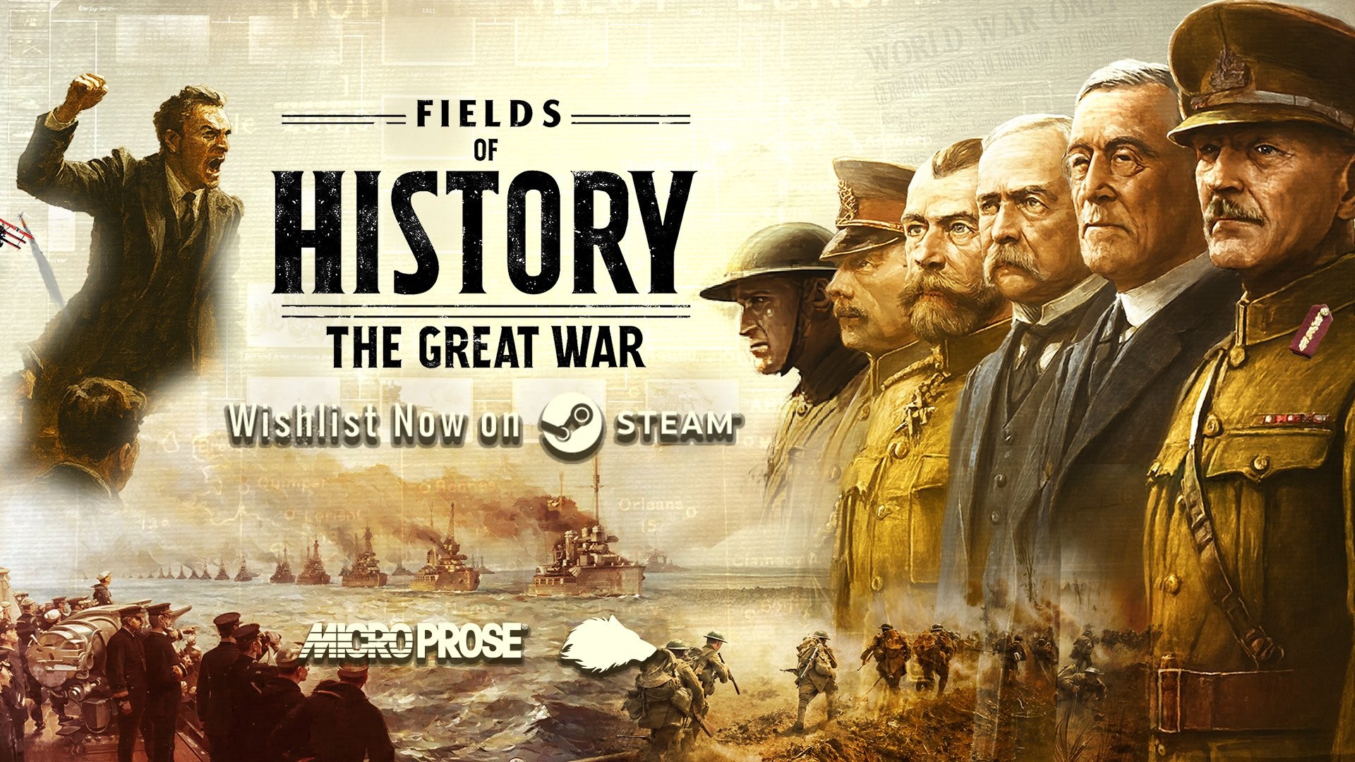 Fields of History: The Great War, da MicroProse, leva você ao coração da Primeira Guerra Mundial