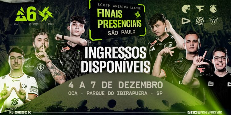 Rainbow Six Siege X: finais South America League (SAL) 2025 agitam São Paulo com ingressos à venda!