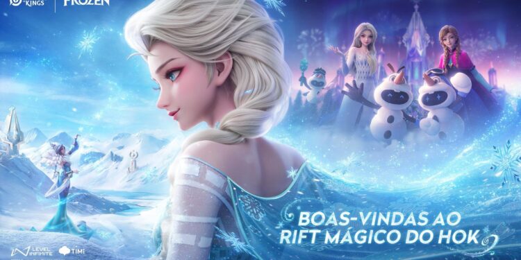 Honor of Kings e Frozen trazem de volta a Maravilha de Inverno com visuais exclusivos