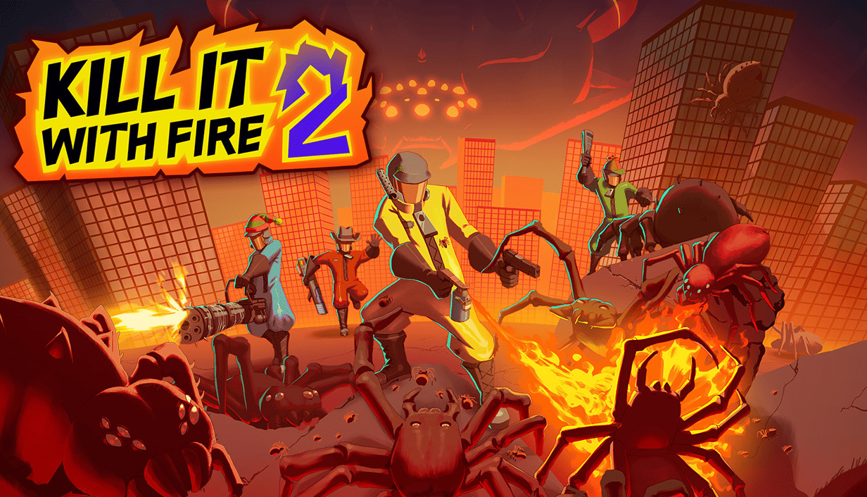 Kill It With Fire 2 já disponível com modo cooperativo, PvP e desconto de lançamento