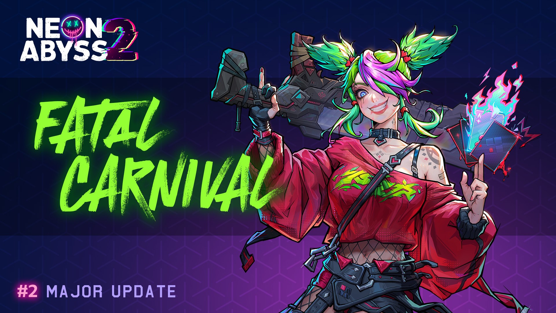 Neon Abyss 2 recebe atualização com nova Agente Mira, chefes e DLC gratuita