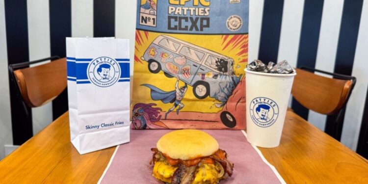 Patties lança combo exclusivo para a CCXP25: conheça o Epic Burger!