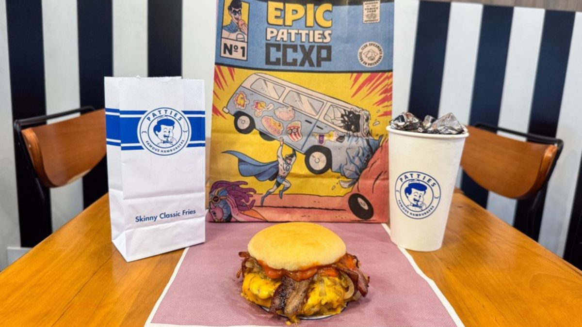 Patties lança combo exclusivo para a CCXP25: conheça o Epic Burger!