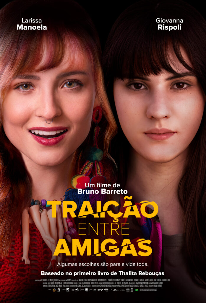 Traição Entre Amigas: Filme com Larissa Manoela e Giovanna Rispoli ganha trailer e pôster