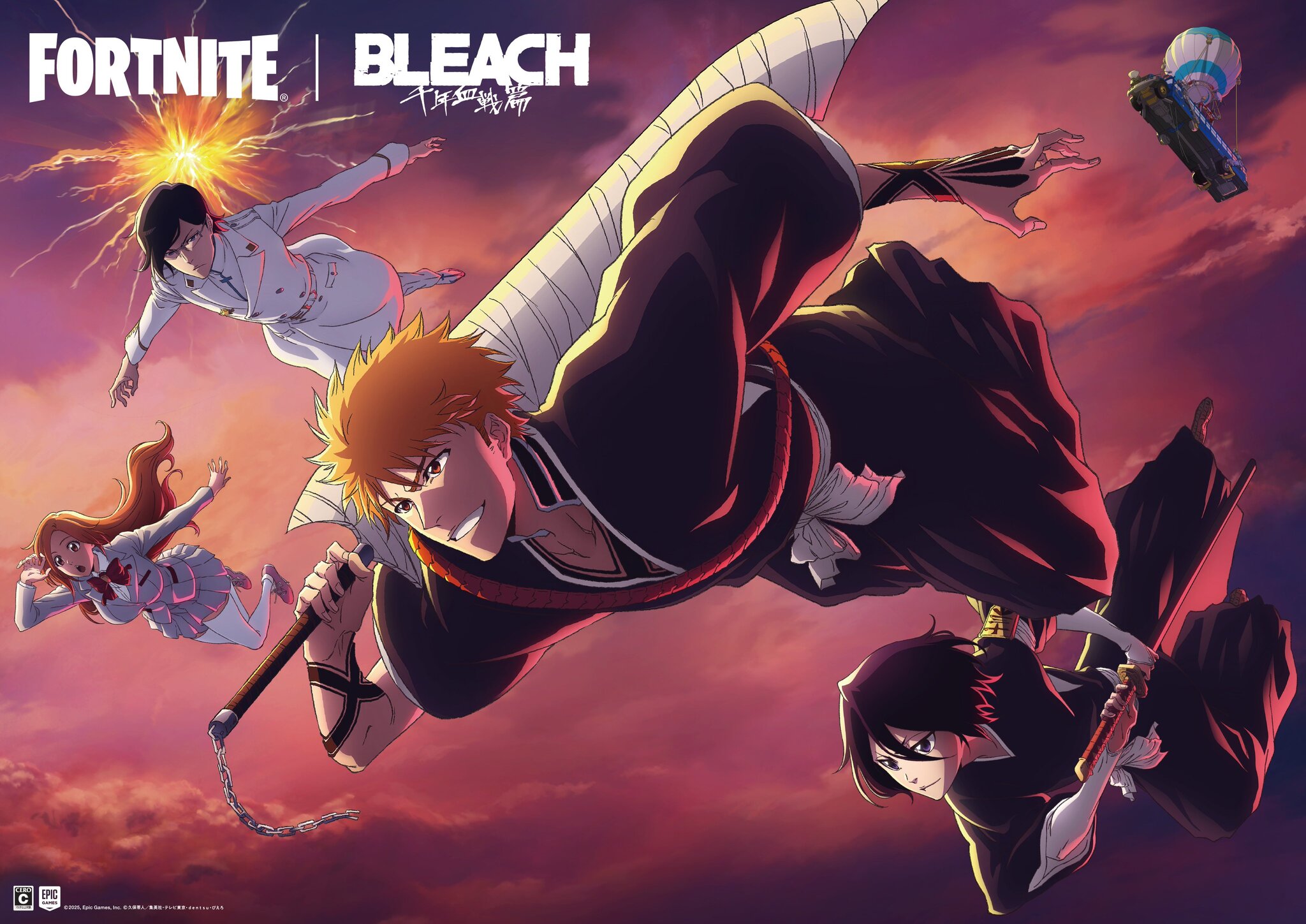 Bleach x Fortnite: colaboração épica será revelada na Jump Festa 2026