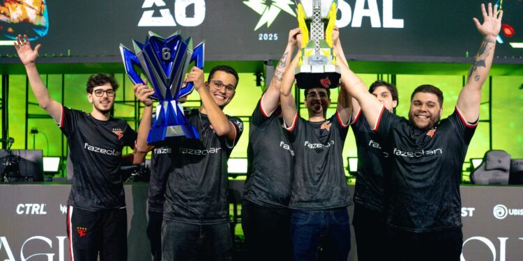 FaZe Clan vence FURIA em final épica e conquista a SAL 2025 de Rainbow Six Siege