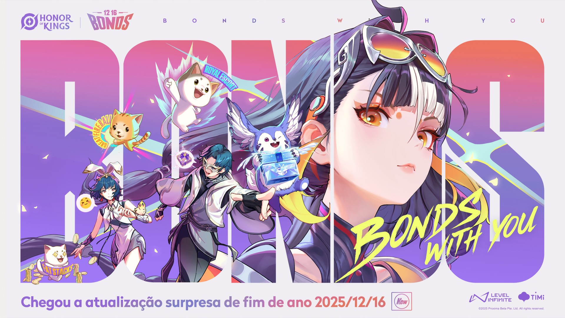 Honor of Kings lança atualização Bonds e colaboração épica com Lord of Mysteries!