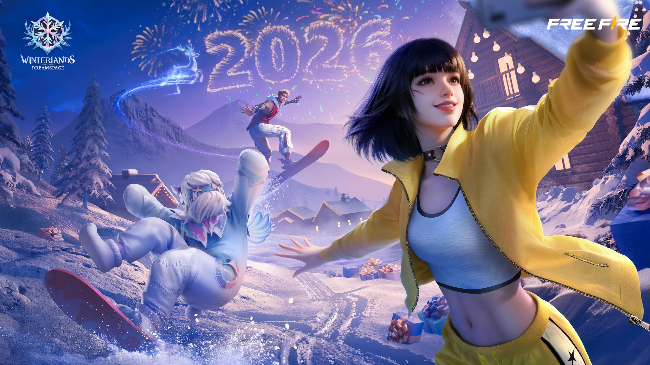 Free Fire celebra o Fim de Ano com o evento Terra dos Sonhos e muitas novidades festivas