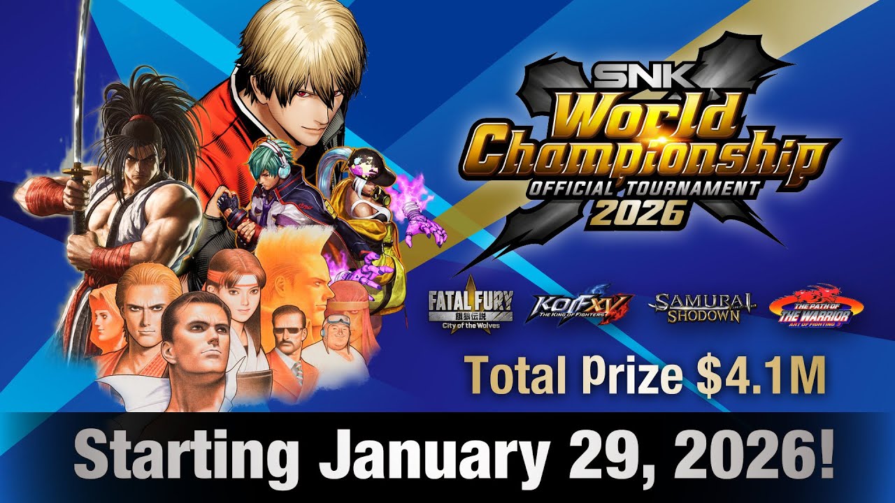 SNK World Championship 2026 é confirmado com premiação milionária!