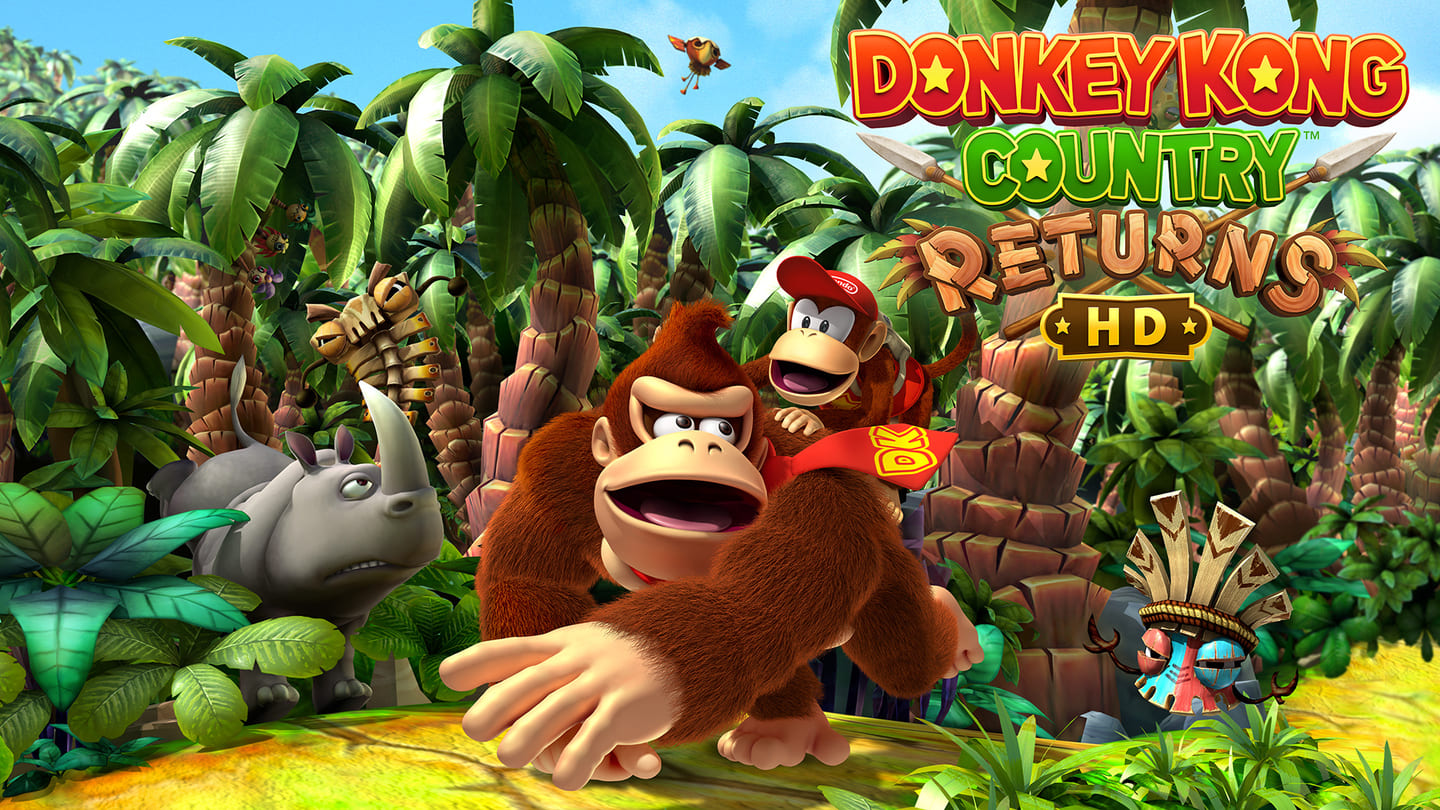 Donkey Kong Country Returns HD ganha atualização com português do Brasil e Dixie Kong jogável!