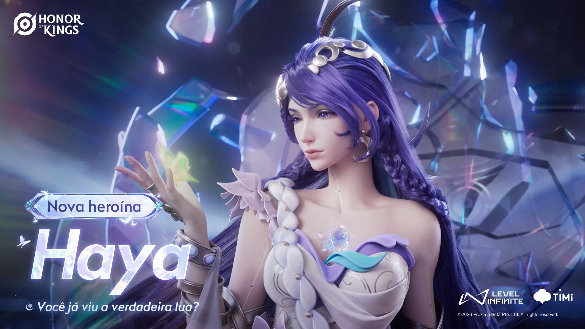 Honor of Kings inicia 2026 com novo Herói, visual exclusivo e modo inédito!