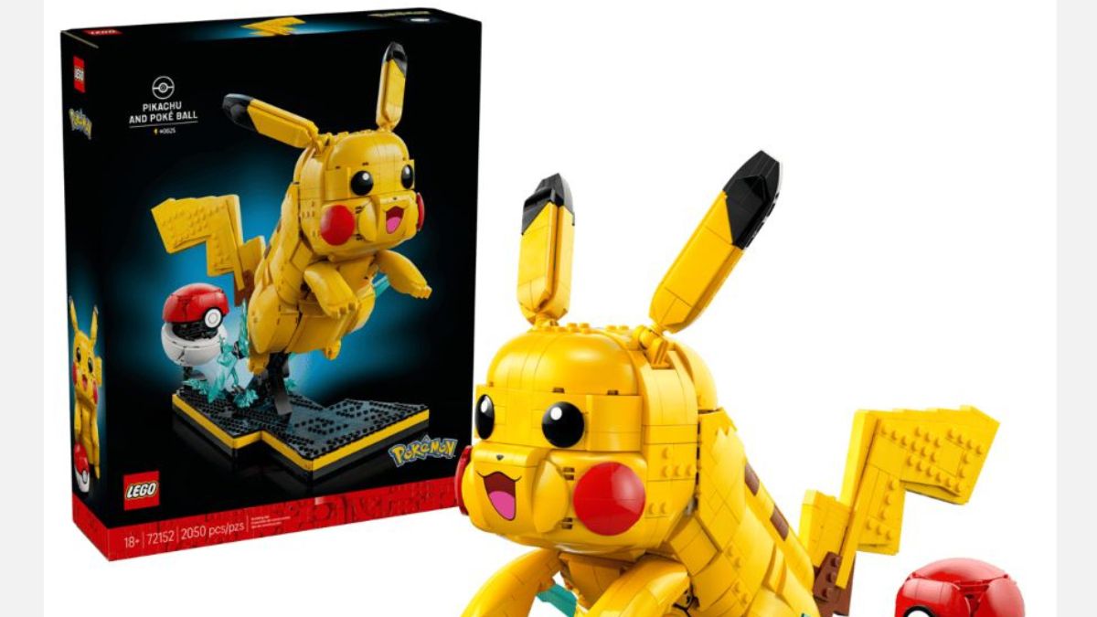 LEGO e Pokémon se unem em collab épica com Pikachu, Charizard e insígnias de Kanto!