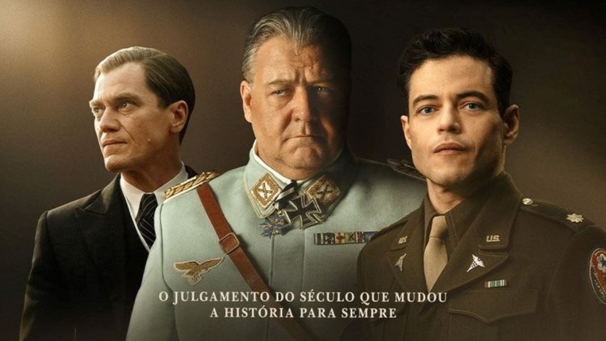 Nuremberg ganha pôster oficial com Rami Malek e Russell Crowe