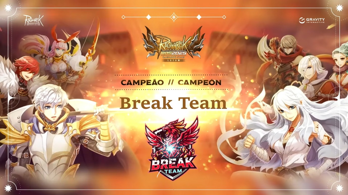 Brasil brilha no Ragnarök Online Stars LATAM 2025 com vitória dominante da Break Team