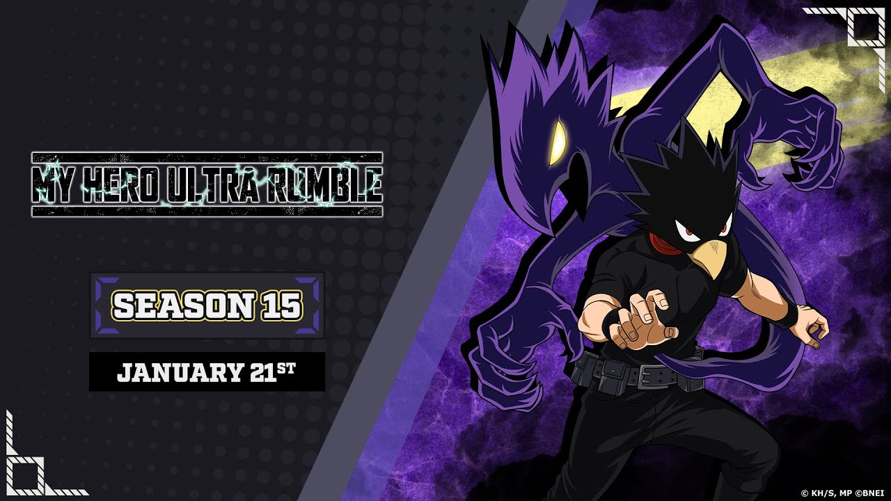 MY HERO ULTRA RUMBLE: Temporada 15 chega com Tokoyami e cenário inédito!